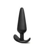 BQS - Buttplugg i silikon med anker stopper - Medium