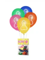 LITTLE GENIE - Super Fun Penis - Balloons - 8 pk - Farger