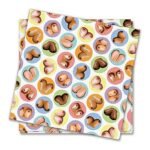 LITTLE GENIE  - Dirty Boobs - 8 pk servietter med pupper