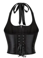 Gnist Undertøy - Halter-Neck Korsett - Svart - Bilde 13