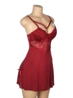 Gnist - Babydoll med stropper - burgunder - Bilde 21