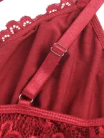 Gnist - Babydoll med stropper - burgunder - Bilde 18