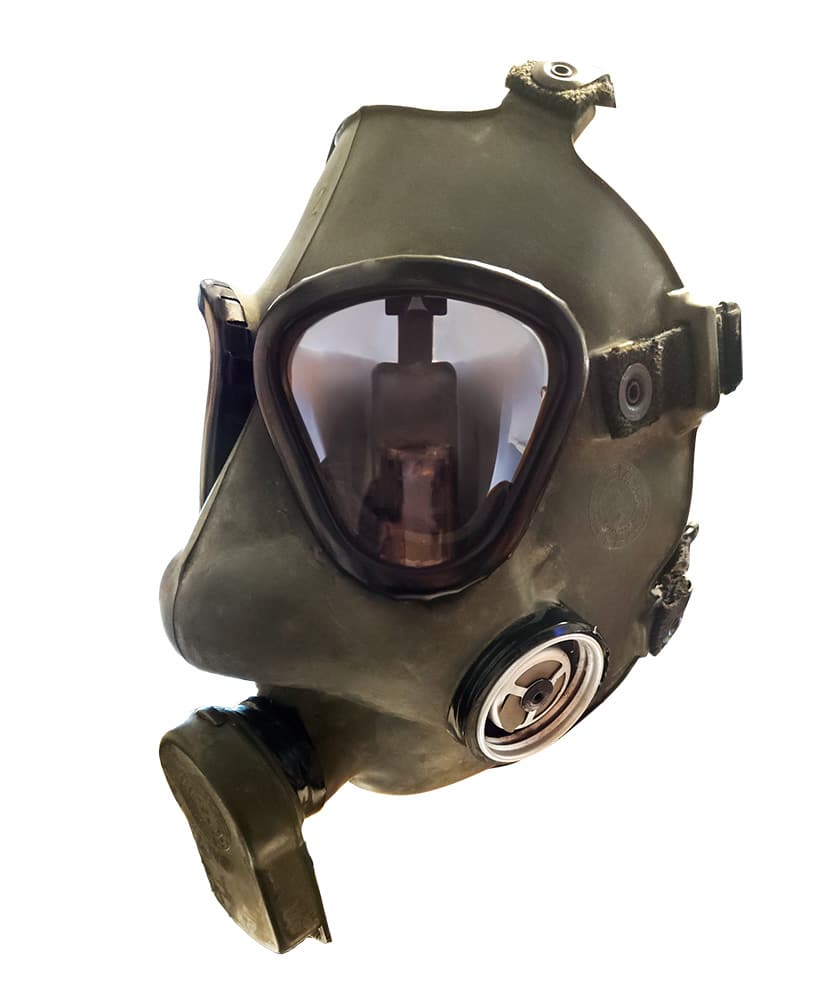 Gassmaske uten Filter - Overskuddsmateriell Forsvaret Gassmaske uten Filter - Overskuddsmateriell Forsvaret