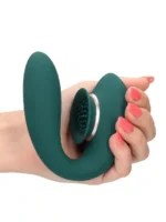 Twitch 3 - Sugevibrator med G-punkt vibrator - Grønn - Bilde 7