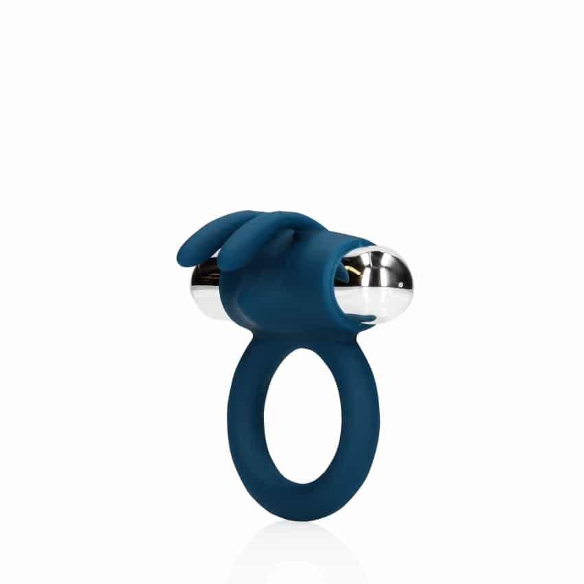 Loveline - Vibrating Rabbit Cock Ring - Blå Loveline - Vibrating Rabbit Cock Ring - Blå