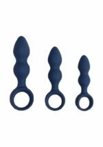 Loveline - Teardrop - Buttplug - Mørk blå - Small