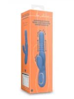 Loveline - Roterende thrusting rabbitvibrator med varme - Blå - Bilde 13