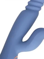 Loveline - Roterende thrusting rabbitvibrator med varme - Blå - Bilde 7