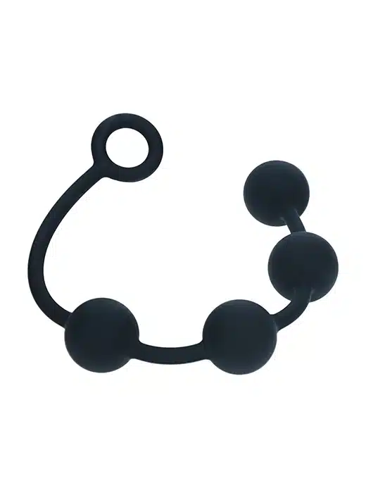 LVL04-0003BLK-levelz-analkuler-kuler-anal-silikon- silicone_3 Levelz - 4 - Analkuler runde- L 40 mm - Bilde 1