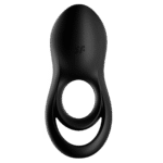 Satisfyer - Legendary Duo - Dobbel Penisring med Vibrasjoner - Sort