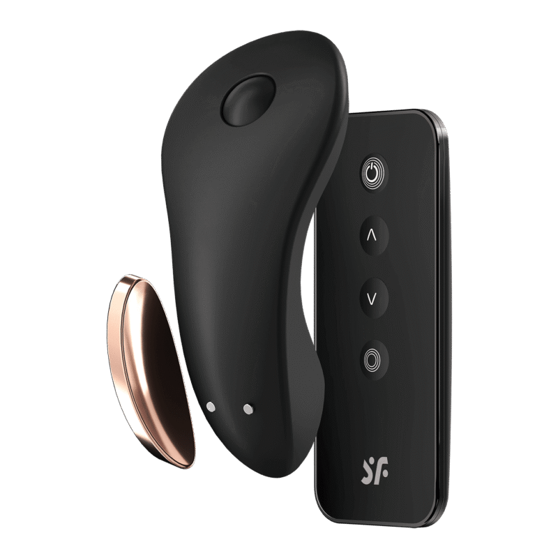 Satisfyer Little Secret - Trusevibrator med APP og Fjernkontroll - Sort