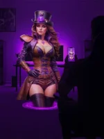 Masturs - Misty Steam Mistress - AR Masturbator med Vibrasjoner, Sugeeffekt og Squeezing - Bilde 8