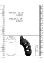 Man Cage - Model 21 - Kuklås 4,5" Sort