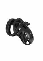 Man Cage - Model 23 - Kuklås 2,5" 6,5 cm - Silikon - Sort