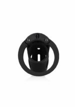 Man Cage - Model 23 - Kuklås 2,5" 6,5 cm - Silikon - Sort