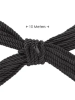 Ouch! Bondagetau - 10 meter - 6mm - Sort - Bilde 2