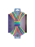Ouch! Bondagetau - 10 meter - 6mm - Multicolor 2 Sterke farger