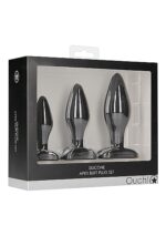 Ouch! Apex Buttplug Sett - 3 stk - Sort