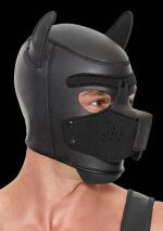 Ouch! Puppy Play - Hundemaske i Neopren - Sort