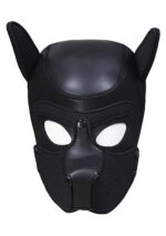 Ouch! Puppy Play - Hundemaske i Neopren - Sort