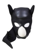 Ouch! Puppy Play - Hundemaske i Neopren - Sort