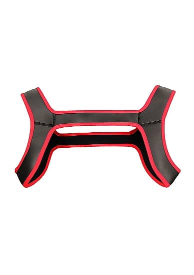 Ouch! Puppy Play - Neoprene Harness - Rødt