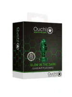 Ouch! Glass Buttplug - Glow in the Dark - Small - Bilde 6
