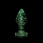 Ouch! Glass Buttplug - Glow in the Dark - Medium
