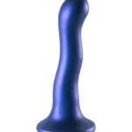 OUCH! - Ultra Soft Silicone - Dildo med sugekopp - 17 cm - Blå