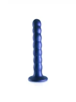 OUCH! - Beaded Silicone - Dildo med sugekopp - 16,5 cm - Blå - Bilde 5
