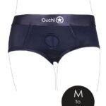 Ouch! Vibrating Strap-on Brief - M/L