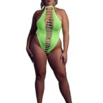 OUCH! - Glow in the dark - High-Cut body - Grønn XL/4XL