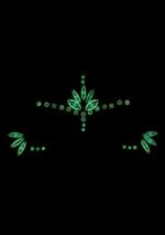 Ouch! - Glow in the dark - Body sticker - Selvlysende kroppsmykke til ansikt