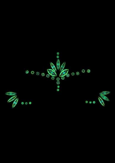 Ouch! - Glow in the dark - Body sticker - Selvlysende kroppsmykke til ansikt
