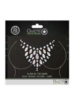 Ouch! - Glow in the dark - Body sticker - Selvlysende kroppsmykke til bryst