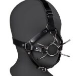 OUCH! - Xtreme - Hodeharness Med Spidergag Og Nesekrok - Sort