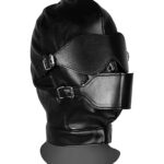 OUCH! - Xtreme - Bondage Maske Med Avtagbar Gag Og Blindfold - Sort