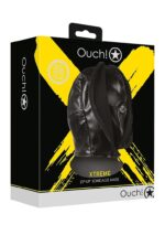 OUCH! - Xtreme - Zip-Up Bondage Maske - Sort