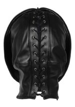 OUCH! - Xtreme - Zip-Up Bondage Maske - Sort