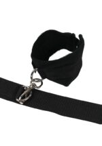 OUCH! - BONDAGE SETT TIL DØR MED HÅND OG FOT CUFFS - SORT