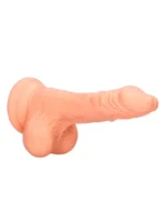 RealRock - Dildo med pung - 7" / 17 cm - Lys Hudfarge - Bilde 7