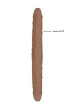 RealRock - 14" Dobbeldildo - Tan