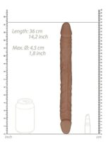 RealRock - 14" Dobbeldildo - Tan