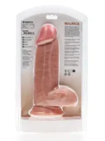 Realrock - Tykk Dildo - 20,3 cm - Lys hudfarge - Bilde 3
