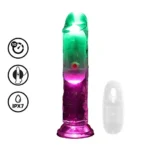 Realrock - Oppladbar vibrator uten pung - LED lys - 6"