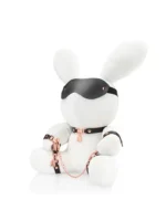S-line - Bondage Rabbit Bamse - Large - Hvit og Sort - Bilde 2
