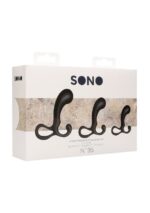 SONO - Prostatastimulator Sett - 3stk - Sort