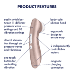 Satisfyer - Pro 2 Vibration - Trykkbølgevibrator