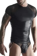 Regnes Fetish Planet - Wetlook Skjorte med netting skulde