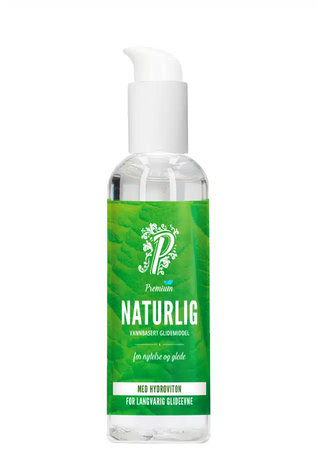 VIP016-8714273047052-Glidemiddel-vannbasert-waterbased-hydroviton-naturlig-natural-0 Premium - Naturlig - Vannbasert Glidemiddel med hydroviton - 150ml - Bilde 1